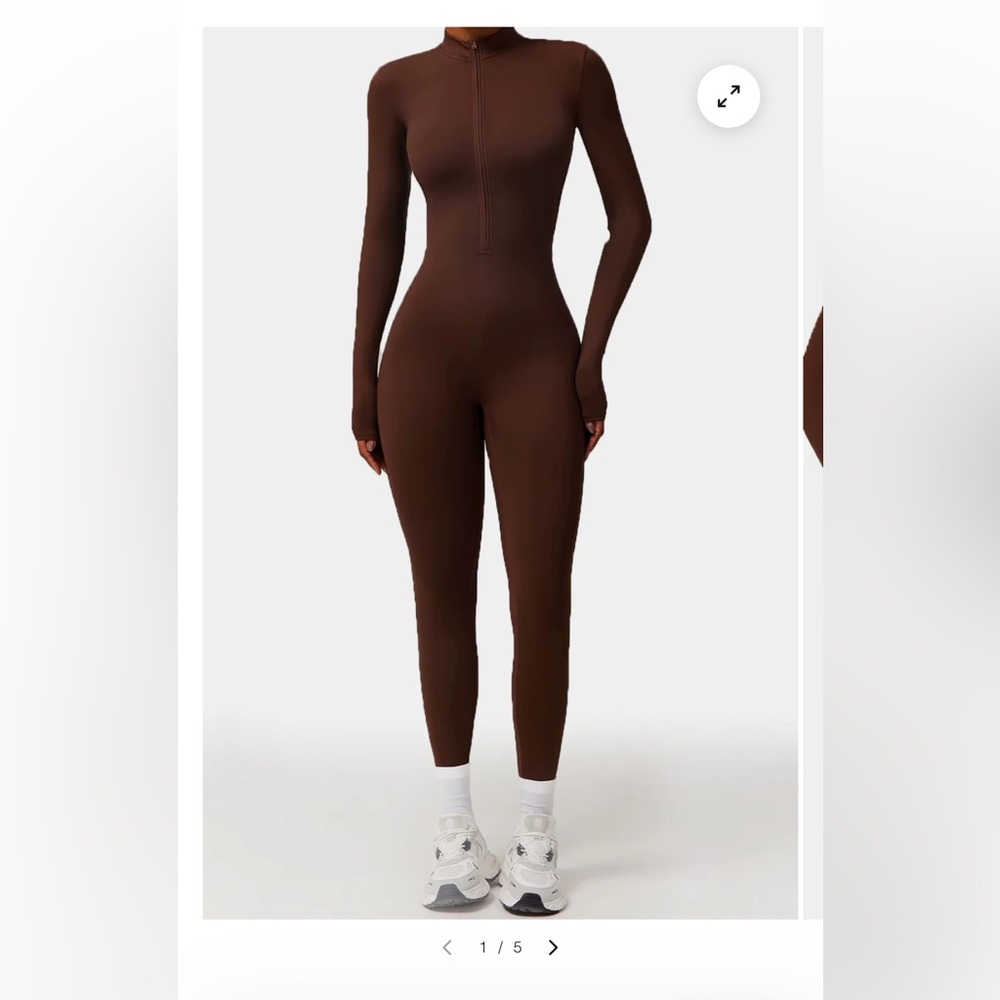 Base Body Brown Bodysuit Jumpsuit